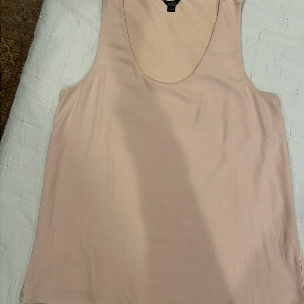 Ann Taylor Blush Pink Sleeveless Tank Top